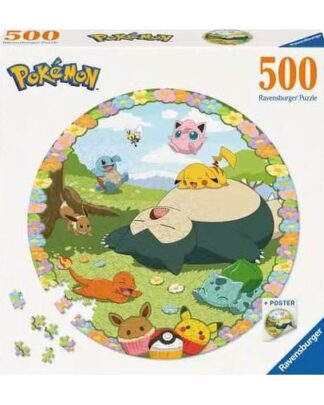 Pokémon Rund-Puzzle Blumige Pokémon (500 Teile)