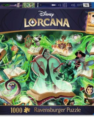 Disney Lorcana Puzzle Glimmers of the Realm: Emerald (1000 Teile)