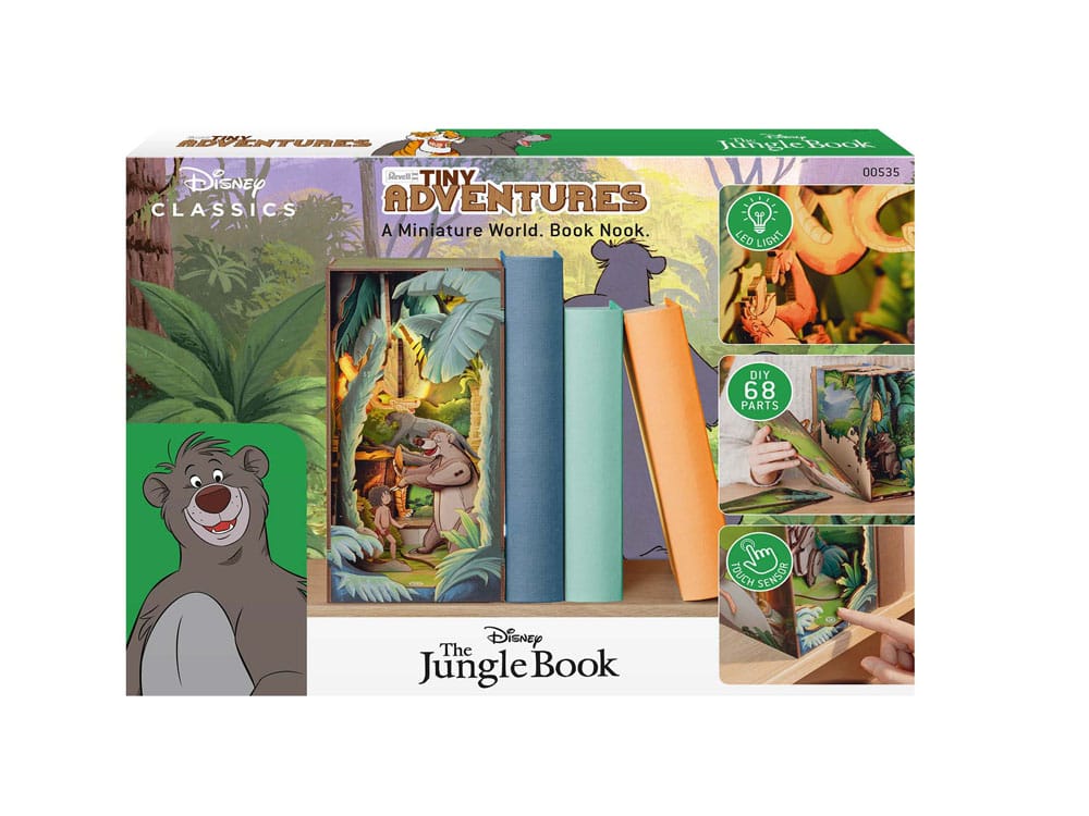 Disney Tiny Adventures Book Nook Mini-Diorama Das Dschungelbuch 23 cm – Bild 8