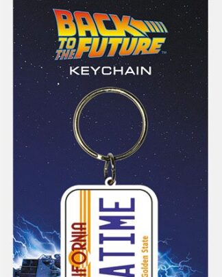 Zurück in die Zukunft Gummi-Schlüsselanhänger License Plate 6 cm