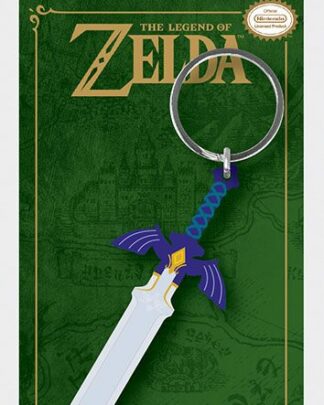 Legend of Zelda Gummi-Schlüsselanhänger Master Sword 6 cm