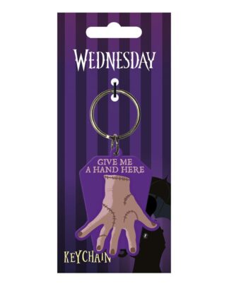 Wednesday Gummi-Schlüsselanhänger Give Me A Hand