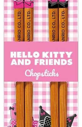 Sanrio Pink Black Party Series Essstäbchen Kuromi & My Melody