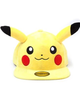 Pokémon Plüsch Snapback Cap Embarrassed Pikachu