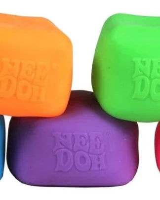 NeeDoh Anti-Stress-Ball Nice Cube Glow (Glow in the Dark) 5 cm Sortiment (12)