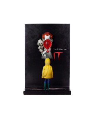 Stephen Kings Es Poster PVC Figur Pennywise & Georgie 20 cm