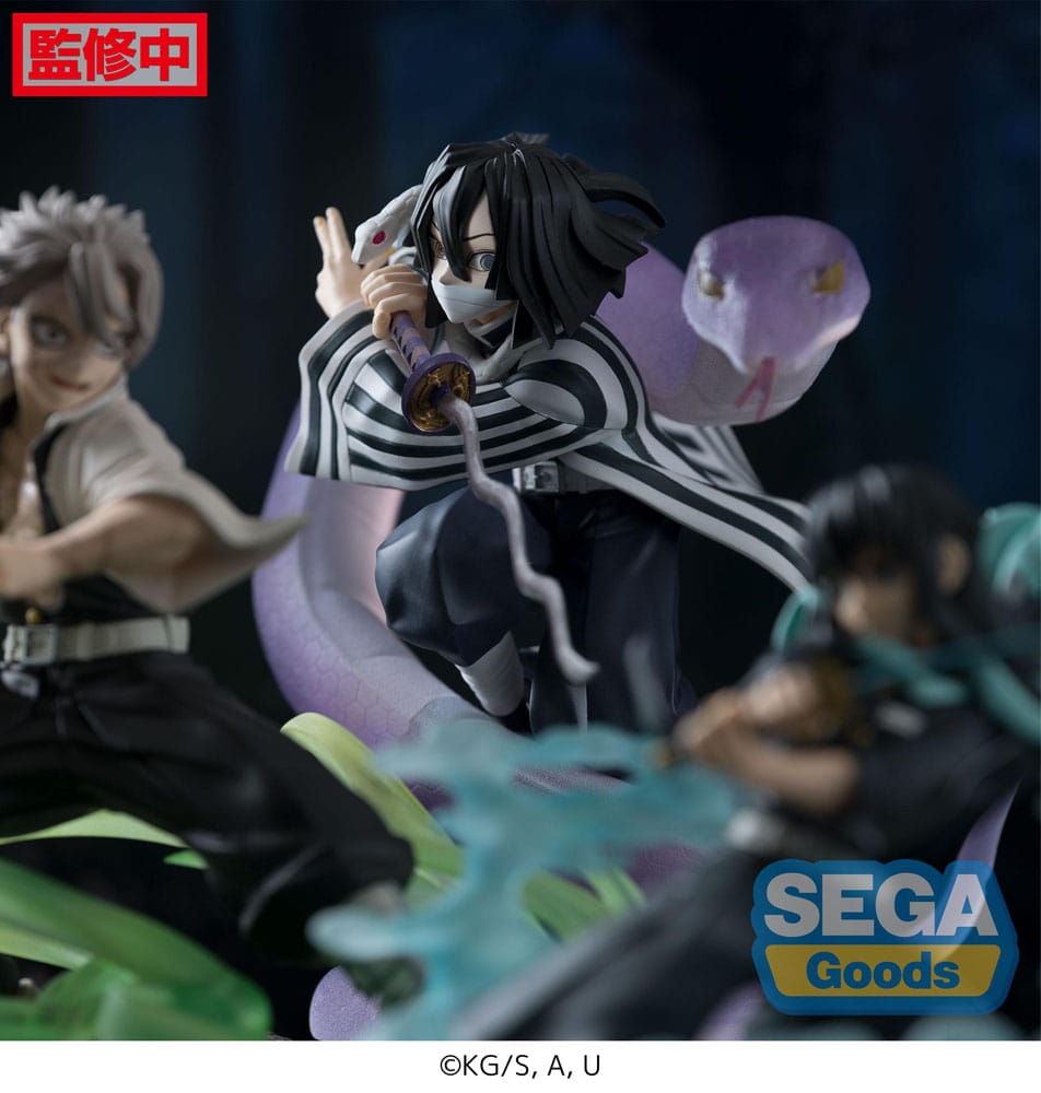 Demon Slayer: Kimetsu no Yaiba Xross Link Anime PVC Statue Obanai Iguro Hashira Training Arc 14 cm – Bild 5