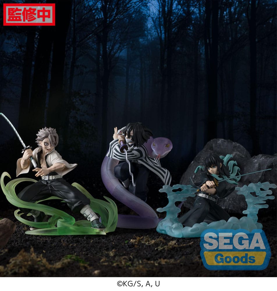 Demon Slayer: Kimetsu no Yaiba Xross Link Anime PVC Statue Obanai Iguro Hashira Training Arc 14 cm – Bild 6