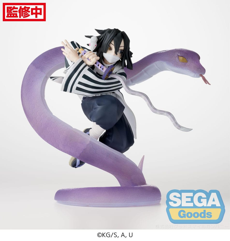 Demon Slayer: Kimetsu no Yaiba Xross Link Anime PVC Statue Obanai Iguro Hashira Training Arc 14 cm – Bild 9