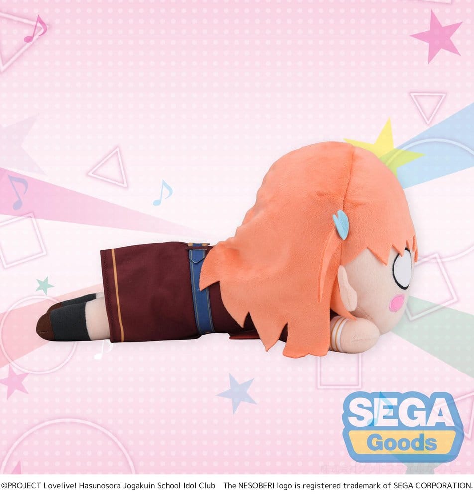 Love Live! Nesoberi (Lay-Down) Plüschfigur Hinoshita Kaho Winter Uniform (M) 16 cm – Bild 3