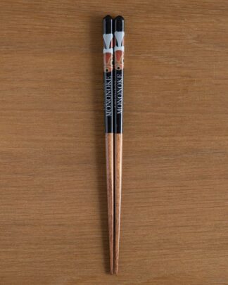 Studio Ghibli lackierte Essstäbchen Prinzessin Mononoke San's Maske 21 cm