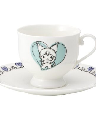 Sanrio Bone China Tasse und Teller Set Kuromi