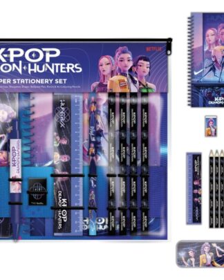 KPop Demon Hunters Schreibset 12-teilig A4 Bumper