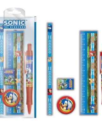 Sonic The Hedgehog Schreibset 5-teilig Golden Rings