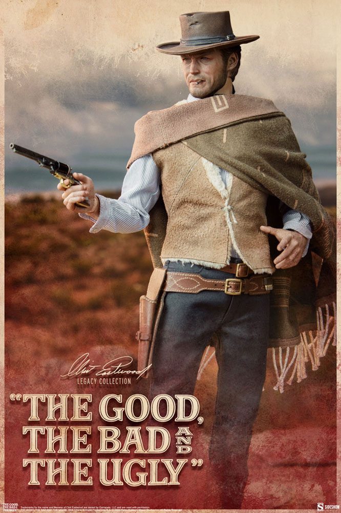 Zwei glorreiche Halunken Clint Eastwood Legacy Collection Actionfigur 1/6 The Man With No Name 30 cm – Bild 2