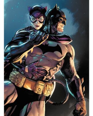 DC Comics Kunstdruck Batman & Catwoman 61 x 41 cm - ungerahmt