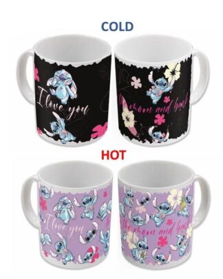 Lilo & Stitch Tasse mit Thermoeffekt Stitch & Angel 325 ml