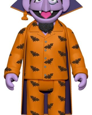 Sesamstraße ReAction Actionfigur Wave 06 Count Von Count (PJs) 10 cm