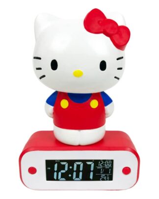 Hello Kitty Wecker mit Leuchtfunktion Hello Kitty 17 cm