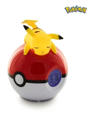 Pokémon Wecker Pokeball mit Leuchtfunktion Pikachu 18 cm