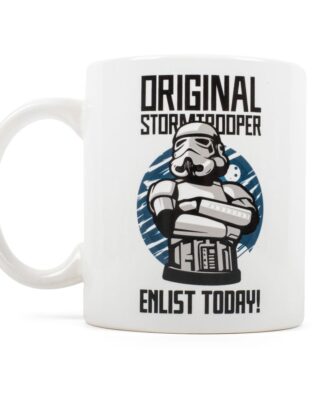 Original Stormtrooper Tasse Enlist Today White