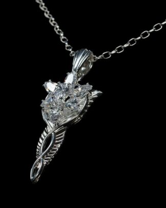 Herr der Ringe Replik 1/1 Anhänger & Kette Arwens Abendstern (Sterling Silber)