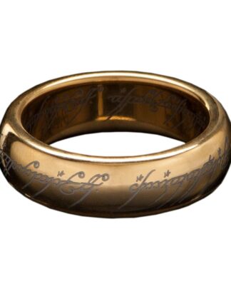 Herr der Ringe Wolfram-Ring Der Eine Ring (vergoldet) Größe 13