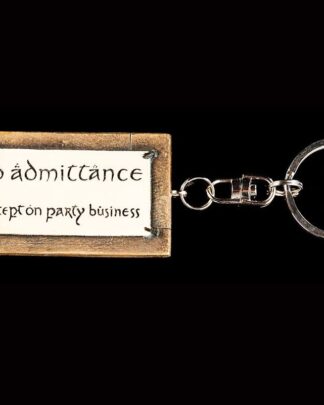 Herr der Ringe Schlüsselanhänger No Admittance 6 cm