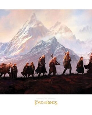 Herr der Ringe Kunstdruck The Fellowship of the Ring: 20th Anniversary 59 x 30 cm