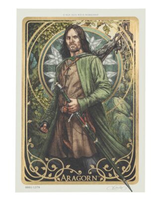 Herr der Ringe Kunstdruck Aragorn Art Card 14 x 21 cm Limited Edition