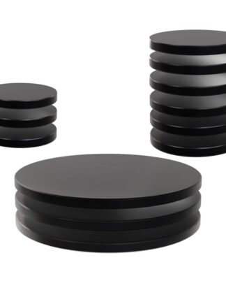 WizKids Deep Cuts Bases für Miniaturen 12er-Pack schwarz