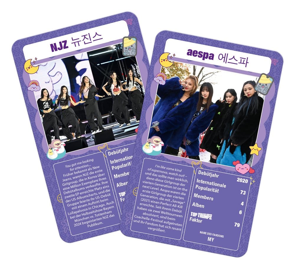 K-Pop Kartenspiel Top Trumps *Deutsche Version* – Bild 3