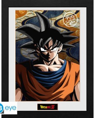 Dragon Ball Z Kunstdruck mit Rahmen Son Goku 30x40 cm