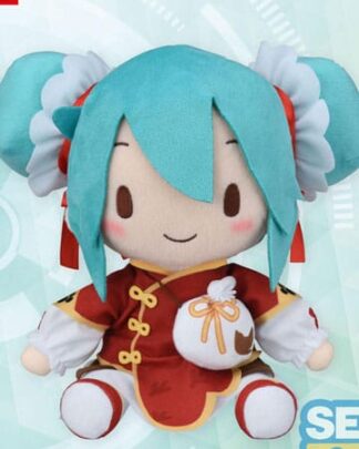Character Vocal Series 01: Hatsune Miku Fuwa Petit Plüschfigur Hatsune Miku Going Out Series Chinatown Ver. M 22 cm
