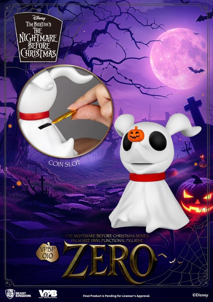 The Nightmare Before Christmas Palm Size Figur Spardose Zero 11 cm – Bild 8