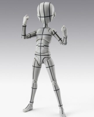 S.H.Figuarts Actionfigur Body-Kun -Ken Sugimori- Edition -Wireframe- (Gray Color Ver.) 13 cm