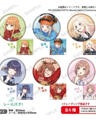 Gakuen Idolmaster Ansteck-Pins vol.4 The Box Blind Box Display (8)