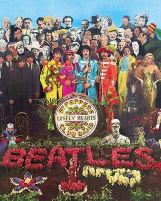 The Beatles Leinwandbild Sgt. Peppers 40x40 cm