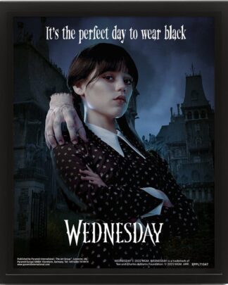 Wednesday 3D-Effekt Poster Perfect Day
