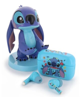 Lilo & Stitch Holdems Mini-Halter & Kabellose Kopfhörer Stitch Design 2 mit TWS Buds Pro 10 cm