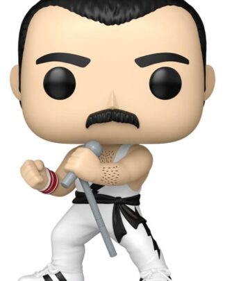 Queen POP! Rocks Vinyl Figur Freddie Mercury (white singlet) 9 cm