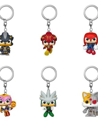 Sonic the Hedgehog POP! Vinyl Schlüsselanhänger 4 cm Display (12)