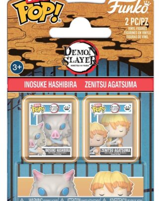 Demon Slayer: Kimetsu no Yaiba POP! Vinyl Figuren 2er-Pack Inosuke & Zenitsu 2 cm