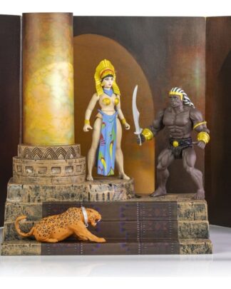 The Savage World of Frazetta Actionfiguren-Set Egyptian Queen & The Guard (Museum Edition) 14 cm
