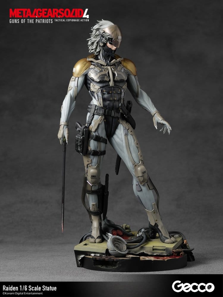 Metal Gear Solid 4 Guns of the Patriots Statue 1/6 Raiden 32 cm – Bild 4