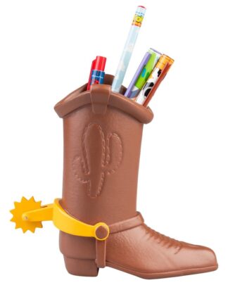 Disney Pixar Toy Story Stiftehalter mit Schreibwaren-Set Woodys Stiefel 16 cm