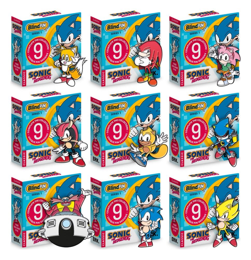 Sonic - The Hedgehog Ansteck-Pins Serie 1 Display (24) – Bild 2