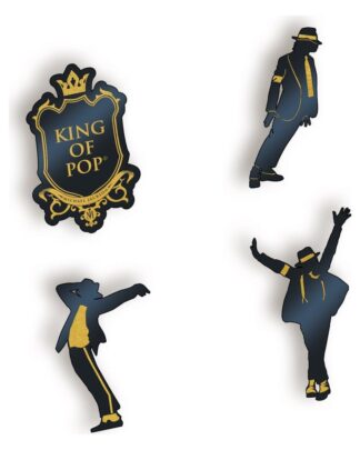 Michael Jackson Ansteck-Pins Set (4)