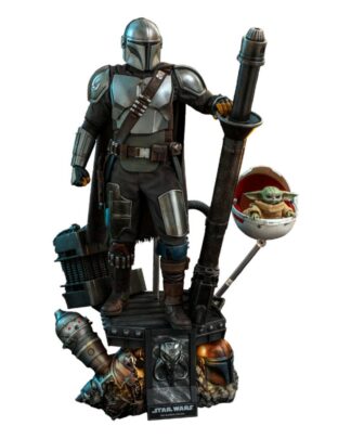 Star Wars The Mandalorian Actionfiguren Doppelpack 1/4 The Mandalorian & The Child Deluxe 46 cm