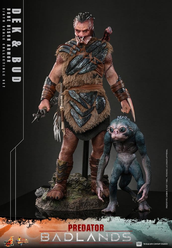 Predator: Badlands Movie Masterpiece Actionfiguren 2er-Pack 1/6 Dek (Bone Bison Armor) and Bud 31 cm – Bild 9
